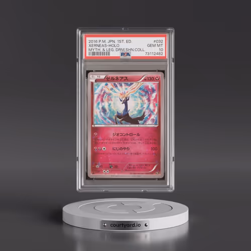 2016 Pokémon Mythical & Legendary Dream Shine Collection #032 Xerneas - 1st Edition Holo (PSA 10 GEM