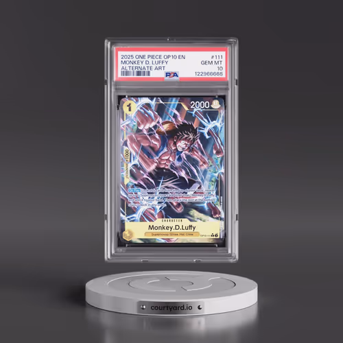2025 One Piece OP10-Royal Blood #111 Monkey D. Luffy - Alternate Art (PSA 10 GEM MINT)
