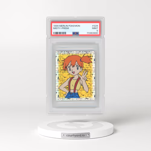 1999 Merlin Pokémon #S28 Misty-Prism (PSA 9 MINT)