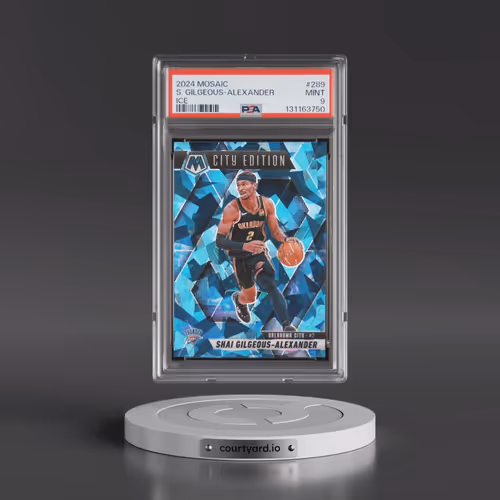 2024 Panini Mosaic #289 Shai Gilgeous-Alexander - Ice (PSA 9 MINT)