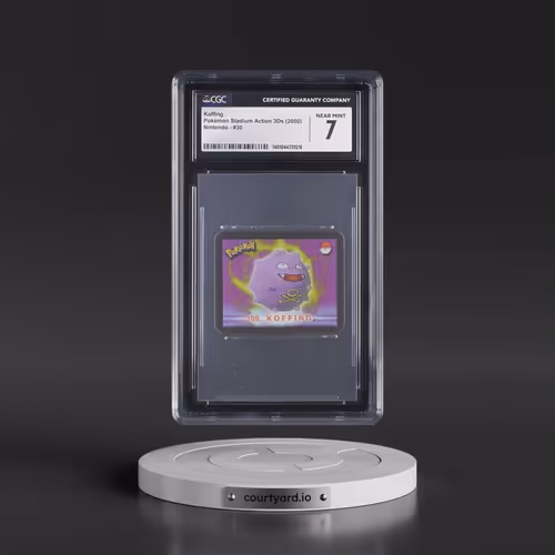 2000 Pokémon Stadium Action 3Ds (2000) - English #30 Koffing (CGC 7 NM)