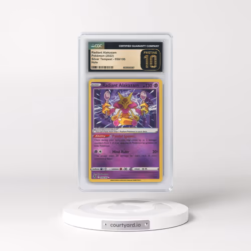 2022 Silver Tempest #059/195 Radiant Alakazam - Holo (CGC 10 PRISTINE)