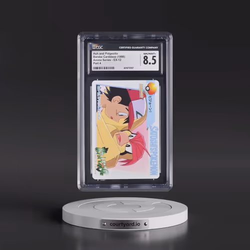 1998 Anime Series #EX-12 Ash and Pidgeotto - Part 4 (CGC 8.5 NM-MT+)