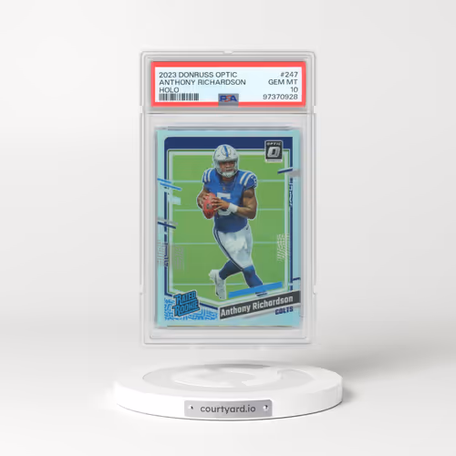 2023 Panini Donruss Optic #247 Anthony Richardson - Holo (PSA 10 GEM MINT)