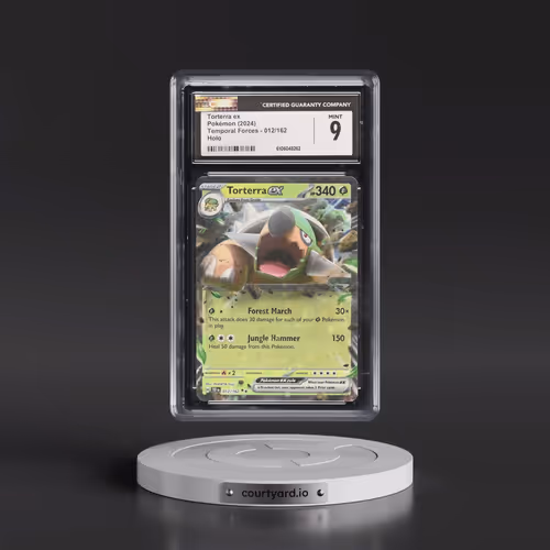 2024 Pokémon Tef EN-Temporal Forces #012 Torterra EX - Holo (CGC 9 MINT)