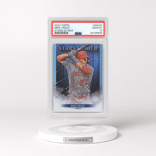 2022 Topps #SMLB1 Mike Trout - Stars of MLB (PSA 10 GEM MINT)