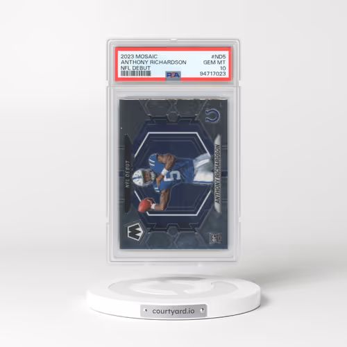 2023 Panini Mosaic NFL Debut #ND5 Anthony Richardson (PSA 10 GEM MINT)