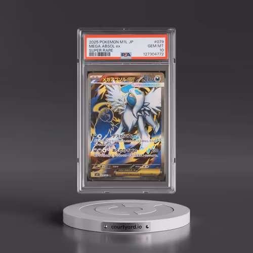 2025 Pokémon M1l-Mega Brave #079 Mega Absol EX - Holo Super Rare (PSA 10 GEM MINT)