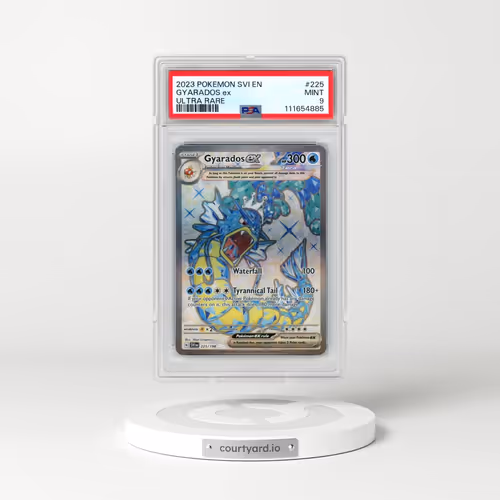 2023 Pokémon Svi EN-Scarlet & Violet #225 Gyarados EX - Holo Ultra Rare (PSA 9 MINT)
