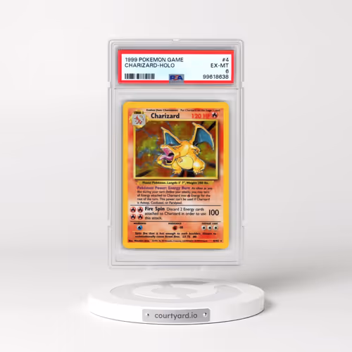 1999 Pokémon Game #4 Charizard - Holo (PSA 6 EX-MT)