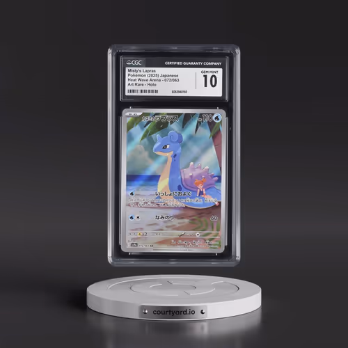 2025 Pokémon Sv9a-Heat Wave Arena #072 Misty's Lapras - Art Rare (CGC 10 GEM MINT)