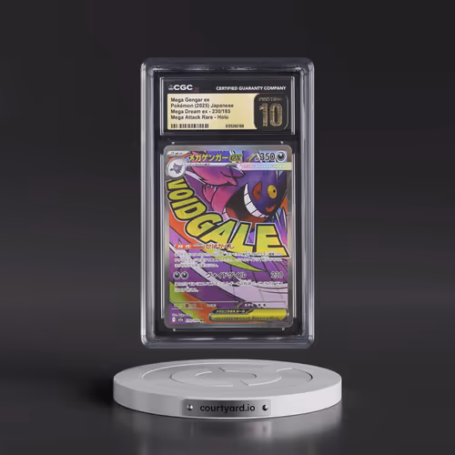2025 Mega Dream ex - M2a #230/193 Mega Gengar ex - Mega Attack Rare Holo (CGC 10 PRISTINE)
