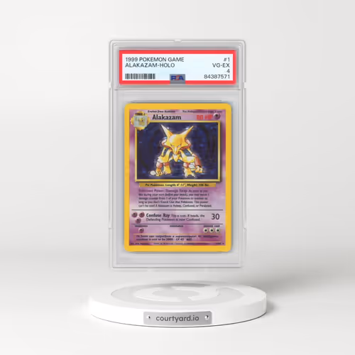 1999 Pokémon Game #1 Alakazam - Holo (PSA 4 VG-EX)