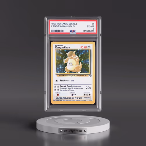 1999 Pokémon Jungle #5 Kangaskhan - Holo (PSA 6 EX-MT)