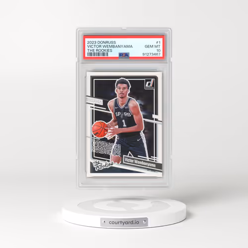 2023 Panini Donruss the Rookies #1 Victor Wembanyama (PSA 10 GEM MINT)