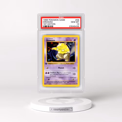 1999 Pokémon Game #49 Drowzee - 1st Edition (PSA 10 GEM MINT)