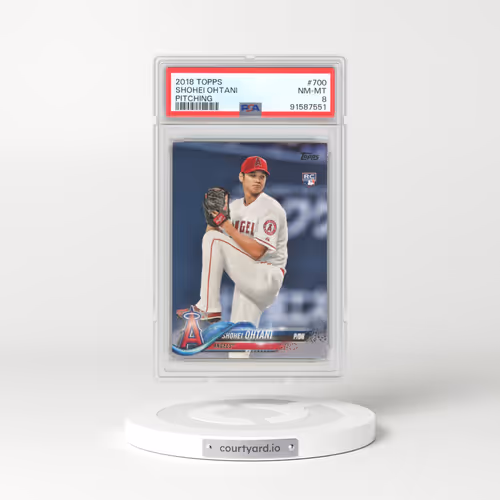 2018 Topps #700 Shohei Ohtani - Pitching (PSA 8 NM-MT)