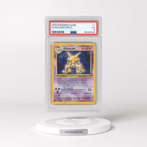 1999 Pokémon Game #1 Alakazam - Holo (PSA 3 VG)