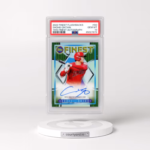 2022 Topps Finest Flashbacks 1995 Finest Autograph #SO Shohei Ohtani (PSA 10 GEM MINT)