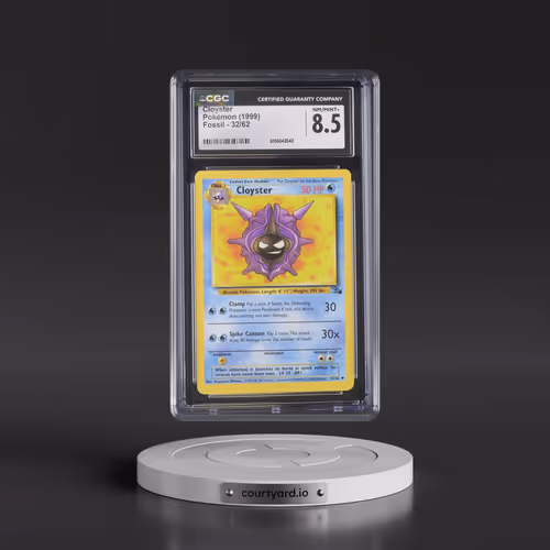 1999 Fossil #32/62 Cloyster (CGC 8.5 NM-MT+)