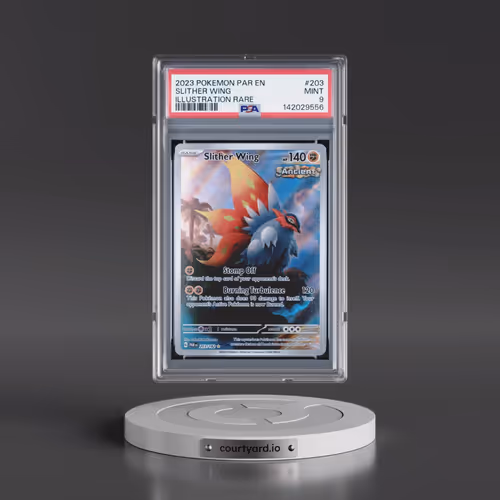 2023 Pokémon Par EN-Paradox Rift #203 Slither Wing - Illustration Rare (PSA 9 MINT)