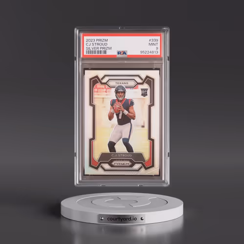 2023 Panini Prizm #339 CJ Stroud - Silver Prizm (PSA 9 MINT)