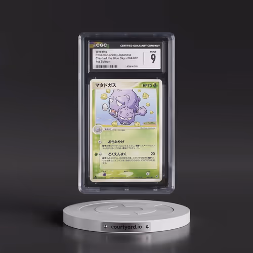 2004 Clash of the Blue Sky #004/082 Weezing - 1st Edition (CGC 9 MINT)
