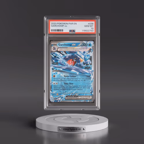 2023 Pokémon Par EN-Paradox Rift #038 Garchomp EX - Holo (PSA 10 GEM MINT)