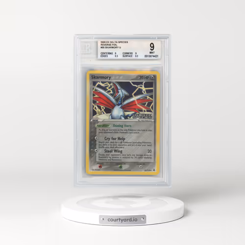 2005 Pokémon EX Delta Species Reverse Foil #55 Skarmory U (BGS 9 MINT)