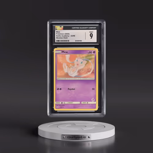 2020 Battle Academy #32/68 Mew - Mewtwo Deck (CGC 9 MINT)