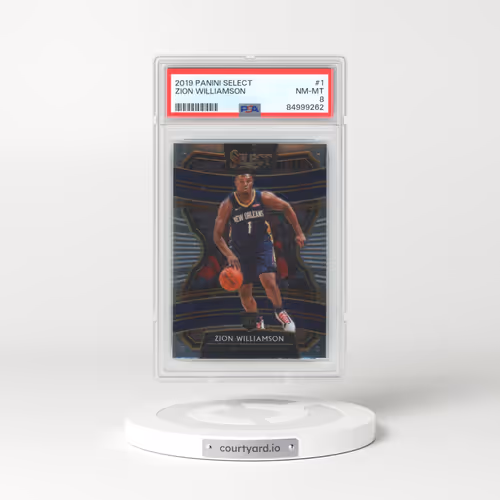 2019 Panini Select #1 Zion Williamson (PSA 8 NM-MT)