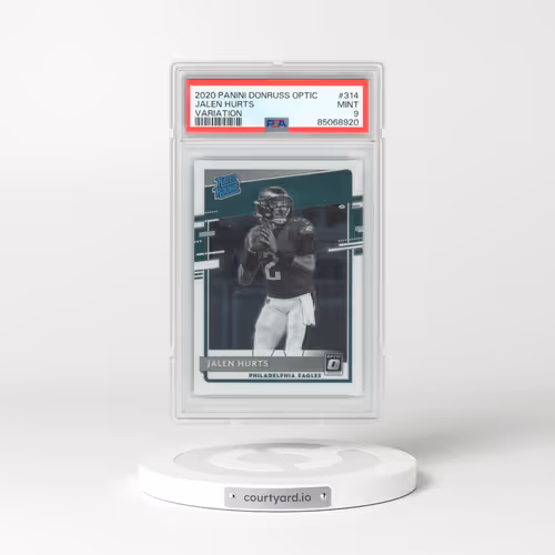 2020 Panini Donruss Optic #314 Jalen Hurts - Variation (PSA 9 MINT)