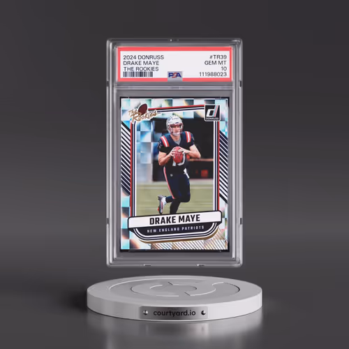 2024 Panini Donruss the Rookies #TR39 Drake Maye (PSA 10 GEM MINT)