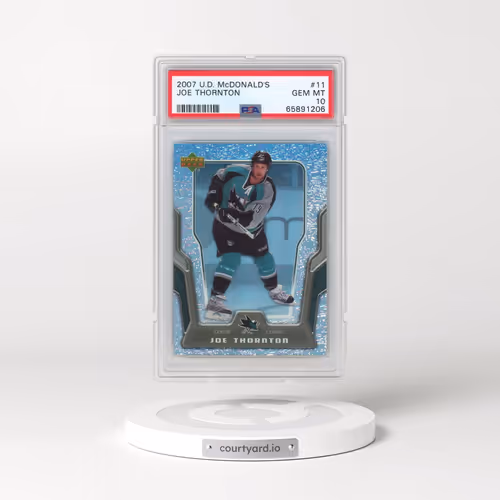 2007 Upper Deck McDonald's #11 Joe Thornton (PSA 10 GEM MINT)