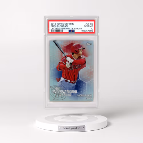2018 Topps Chrome Update an International Affair #IA-SO Shohei Ohtani (PSA 10 GEM MINT)