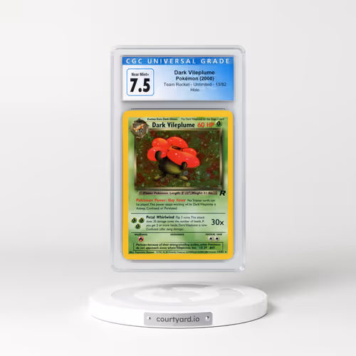 2000 Team Rocket #13 Dark Vileplume - Holo (CGC 7.5 NM+)