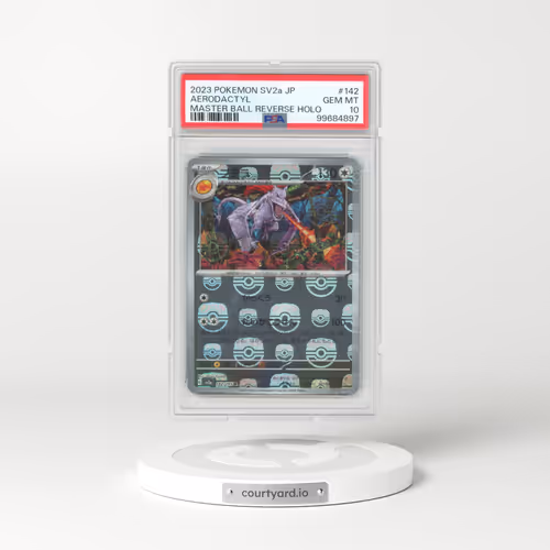 2023 Pokémon Sv2a-Pokemon 151 #142 Aerodactyl - Reverse Holo Master Ball (PSA 10 GEM MINT)