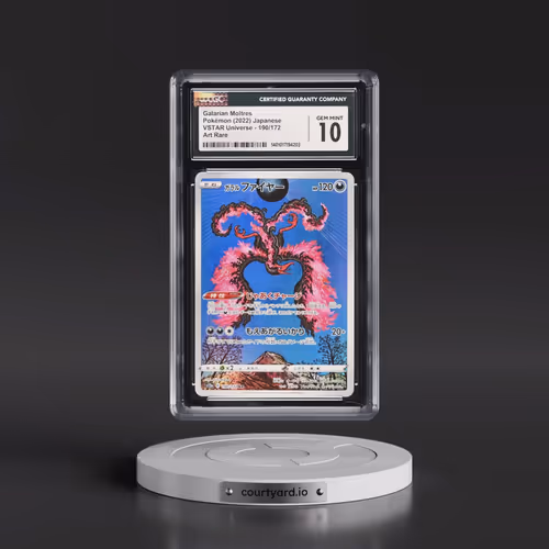2022 VSTAR Universe #190/172 Galarian Moltres - Art Rare Holo (CGC 10 GEM MINT)