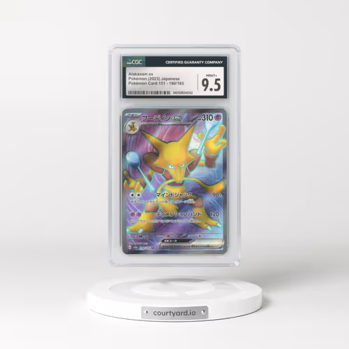 2023 Japanese Pokémon 151 #190 Alakazam EX - Full Art Holo (CGC 9.5 MINT+)