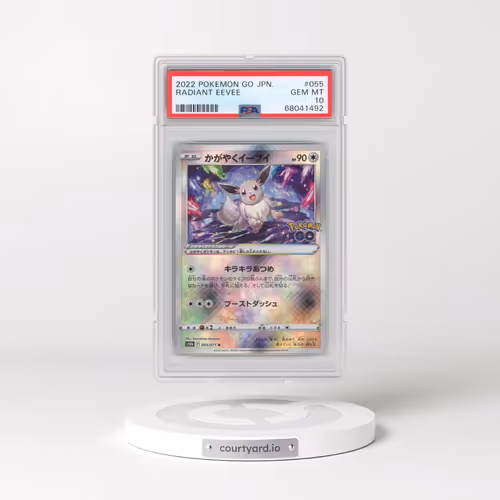2022 Pokémon Go #055 Radiant Eevee - Holo (PSA 10 GEM MINT)