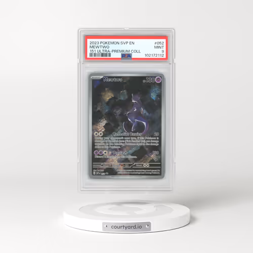 2023 Pokémon Svp EN-SV Black Star Promo #052 Mewtwo - 151 Ultra-Premium Collection (PSA 9 MINT)