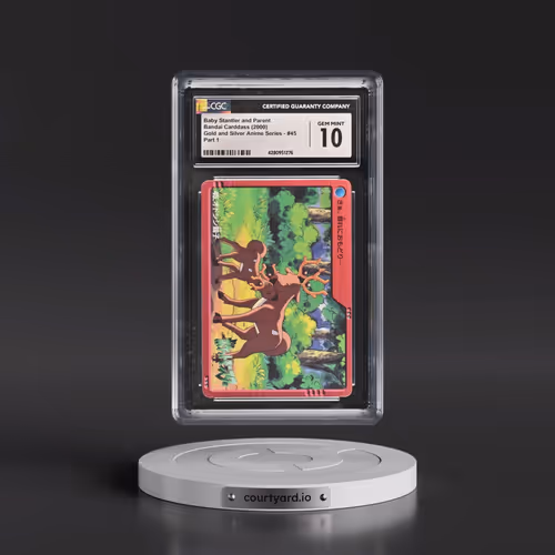 2000 Gold and Silver Anime Series #45 Baby Stantler and Parent - Part 1 (CGC 10 GEM MINT)
