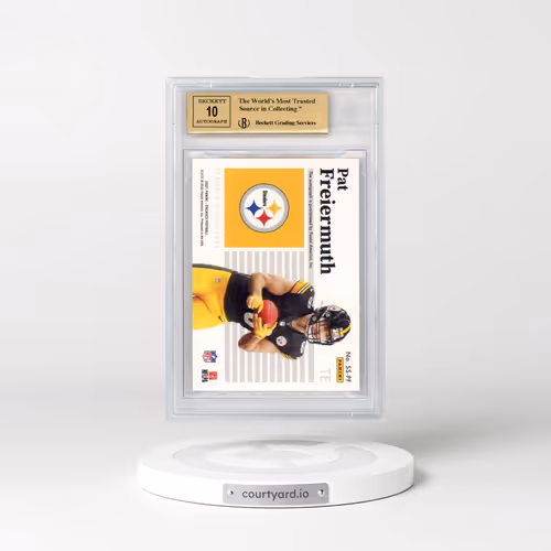 2021 Panini Encased Scripted Signatures #SSPF Pat Freiermuth (BGS 9.5 GEM MINT)