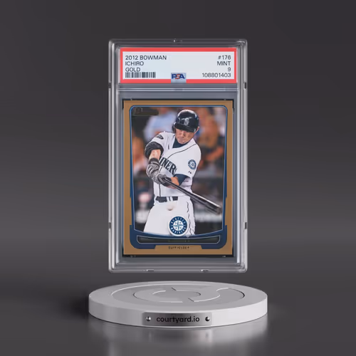 2012 Bowman #176 Ichiro - Gold (PSA 9 MINT)