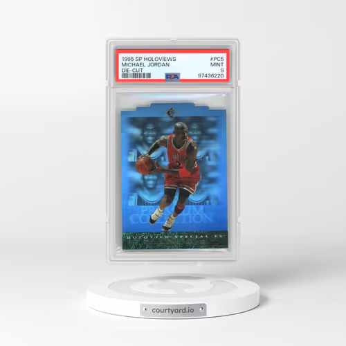 1995 SP Holoviews Die-Cut #PC5 Michael Jordan (PSA 9 MINT)