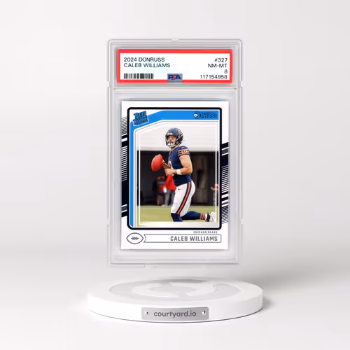 2024 Panini Donruss #327 Caleb Williams (PSA 8 NM-MT)