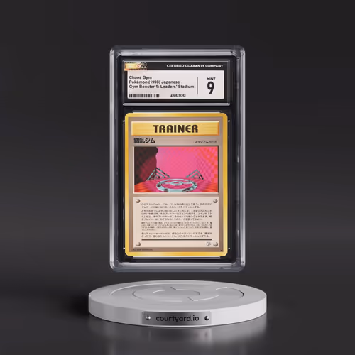 1998 Gym Booster 1: Leaders' Stadium Chaos Gym (CGC 9 MINT)
