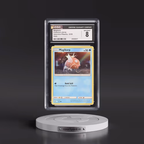 2019 Detective Pikachu #8/18 Magikarp - Holo (CGC 8 NM-MT)