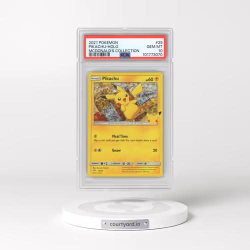 2021 Pokémon Mcdonald's Collection #25 Pikachu - Holo (PSA 10 GEM MINT)