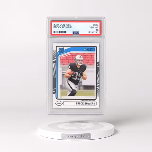 2024 Panini Donruss #394 Brock Bowers (PSA 10 GEM MINT)